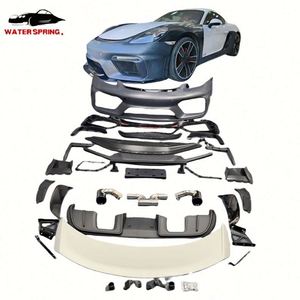 Kit carrosserie large pour Porsche Cayman 981, kit de carrosserie pour mise à niveau, kit de pare-chocs 718 GT4 PP, style 718 pour Cayman 981 GT4 - Product Image 4