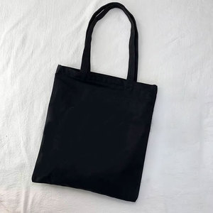 Eco Recycled <strong>Plain</strong> Cotton Canvas Tote Shopping <strong>Bags</strong> with Custom Printed logo - Product Image 1