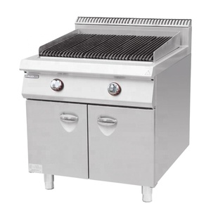 Equipo de cocina de acero inoxidable, parrilla de gas de inducción comercial con gabinete, certificación CE - Product Image 1