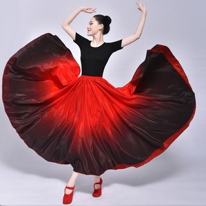 Robes de <span class=keywords><strong>danse</strong></span> <span class=keywords><strong>flamenco</strong></span> pour femmes, tenues de scène, jupes de <span class=keywords><strong>danse</strong></span> à 360/540/720 degrés, costumes féminins, Vestido - Product Image 4