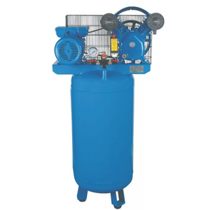 เครื่องอัดอากาศแบบลูกสูบแนวตั้งอุตสาหกรรมแบบพกพา ขนาด 11.8cfm 4 แรงม้า 3 กิโลวัตต์ 270 ลิตร 336 ลิตร/นาที ระบายความร้อนด้วยอากาศ ขับเคลื่อนด้วยสายพาน แบบกำหนดเองได้ - Product Image 3