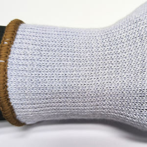 Eldiven tedarikçisi dize iplikler örgü örgü kış iş eldivenleri beyaz pamuk Polyester dize örgü Ultralight çalışma eldiven - Product Image 5