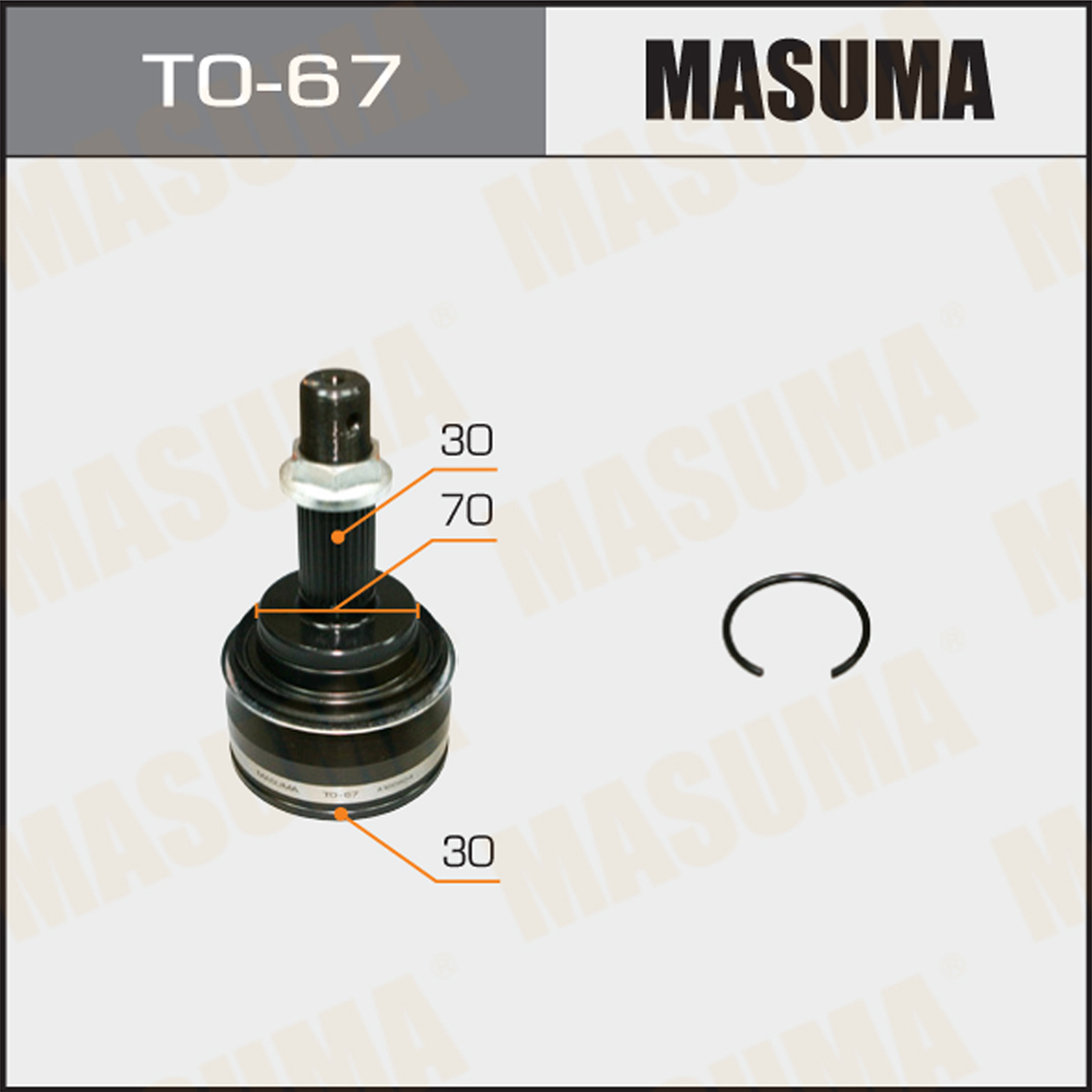 TO-67 MASUMA Drive Shaft Joints for LEXUS GX470 & PRADO