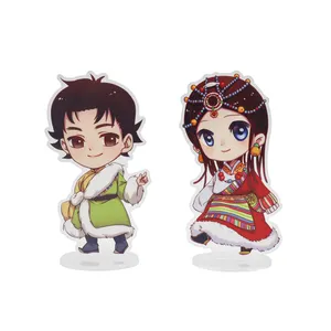 CMYK Printing CNC Cutting Customized Acrylic Photo Standee Anime Display Stand Transparent Acrylic Stander