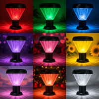 Lampe solaire de jardin KCD OEM, blanc chaud, sans fil, DC 24v, rechargeable, mini, ronde, LED, prix raisonnable, 5w 10w 20w 60w