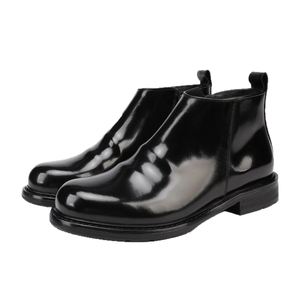 Men's British Style <b>High</b> <b>Top</b> New Ankle <b>Boots</b> Autumn amd Winter Outdoor Horse Leather Handmade <b>Boots</b> - Product Image 2