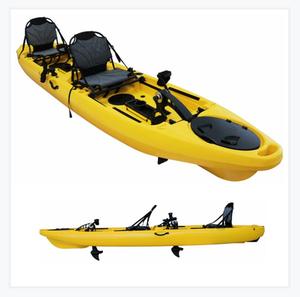 Double <b>Seat</b> Sit on Top Fishing Kayak for Double Kayak Drive System for Retail Sale - Product Image 1