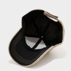 Winter Solid Color Knitted Baseball Cap Unisex Fashion Warm Casual Sports <b>Hat</b> Outdoor Fuzzy <b>Hat</b> with Snow Metal Design - Product Image 4