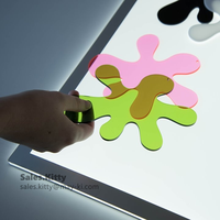 Table de jeu éducative d'activité sensorielle pour enfants Table sensorielle à lumière LED pour enfants
