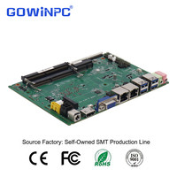 Carte mère industrielle embarquée Intel Alder Lake Core I7-1260P i7-1355U i9-12900H PCBA sans ventilateur pour l'automatisation et l'affichage numérique