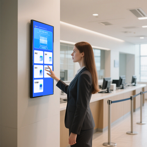 27 인치 윈도우 10/11 컴퓨터 3 세대 I7 4 + 128 벽걸이 형 정전식 터치 그래픽 디스플레이 광고 기계 - Product Image 5