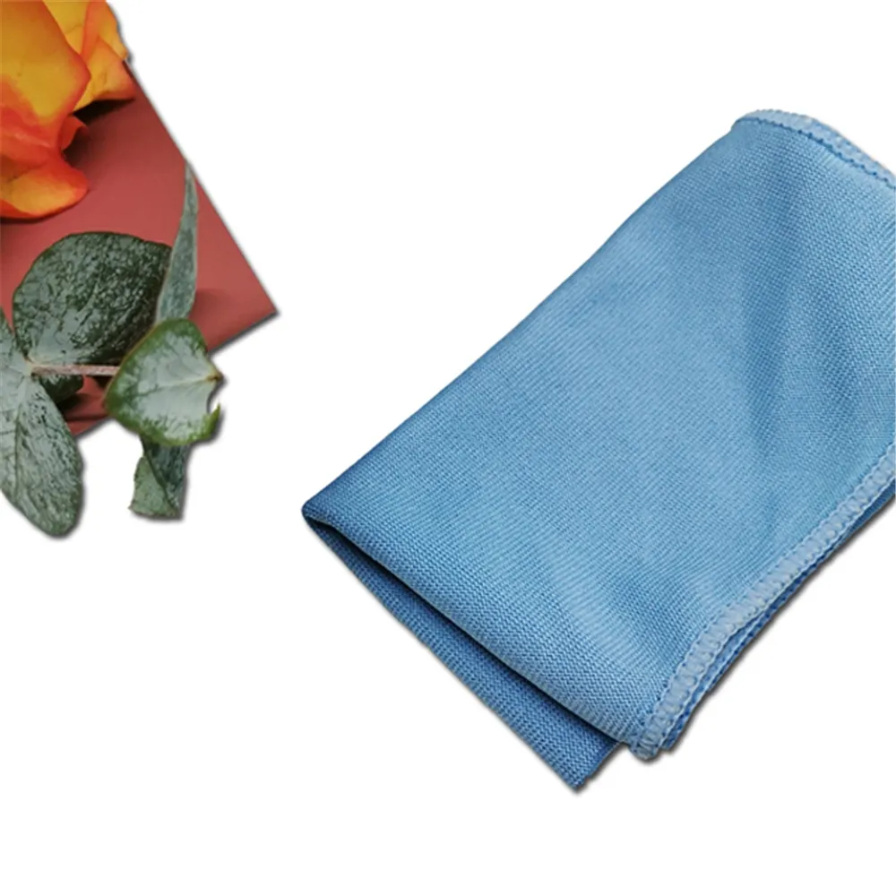 lint free High Quality Multi-color optional microfiber Glass super cleaning cloth