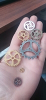 Part-part jam tangan vintage steampunk, roda gigi, aksesoris steampunk, banyak komponen, liontin logam, bahan kerajinan DIY, ukuran 12-40mm