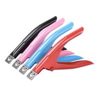 Outils professionnels d'art des ongles de Style français en forme de U coupe-bord d'extension tondeuse pour pointe de faux ongles en acrylique artificiel
