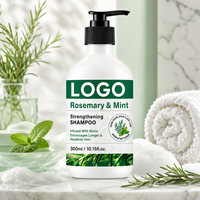 Shampooing Rafraîchissant Anti-Démangeaisons Romarin Menthe Biotine Apaise le Cuir Chevelu Irrité Réduit la Chute des Cheveux Renforce les Racines Usage Quotidien OEM/ODM