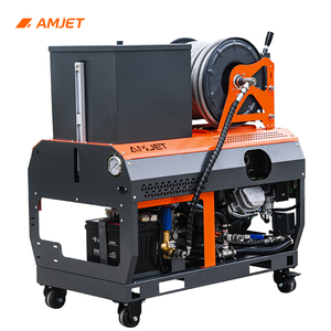 Nettoyeur de canalisations AMJET MBS3016 300 bar 16 lpm 4350 psi 4 gpm 13 CV essence 5/16 50 m tuyau de jet pour <span class=keywords><strong>plombier</strong></span> - Product Image 4