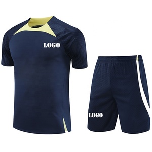 ชุดเครื่องแบบเสื้อฟุตบอลคุณภาพเยี่ยมชุดเสื้อซ้อมฟุตบอล<span class=keywords><strong>ไทย</strong></span>ชุดฟุตบอลแขนกุดของทีมชาย - Product Image 4