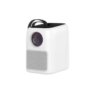 Mini proyector de estudio para cine en casa, dispositivo de proyección LED con resolución Real, fácil de usar, 4K, LCD, vídeo HD, Internacional