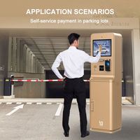 Kiosque de paiement de stationnement intelligent 21.5 Machine de guichet automatique à écran tactile Machine de kiosque de caisse avec fonction de paiement