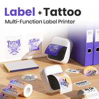 Luck Jingle C50 Mini Taşınabilir Etiket Yazıcısı Dövme 58mm Etiket Makinesi Termal Yazıcı Çocuklar İçin Tatil Hediyesi