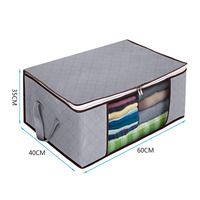 Portable placard stockage Organisation tissu vêtements jouet organisateur pliable couverture couette T-Shirt sac de rangement