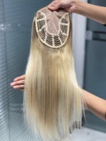 SHY 6*7 Mono Hairpiece Free Part Design Chinese Raw Hair Mono Base Custom Density Distributor Wholesale