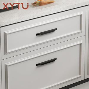 Maniglie per Mobili XYTU L019, Maniglie a Scomparsa Lunghe, Maniglie Moderne per Cucina e Bagno, Finitura Ossidata in Lega di Alluminio - Product Image 2