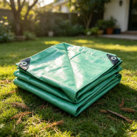 Bâche en tissu HDPE imperméable et anti-UV, robuste, style uni