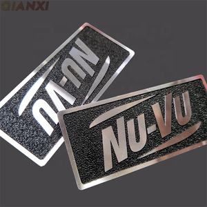 사용자 정의 304 316 ss 금속 새겨진 알루미늄 스테인레스 스틸 로고 이름 플레이트 - Product Image 5