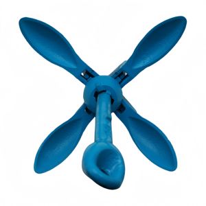 MATÉRIEL MARINE1.5KG/3.5LB REVÊTEMENT EN POUDRE ANCRE PLIANTE GRAPNEL ANCRE BATEAU ACCESSOIRES - Product Image 5