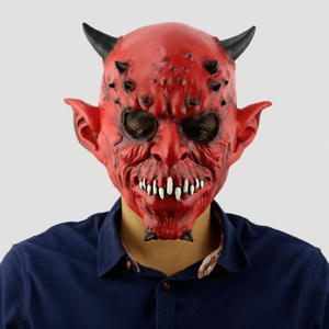 Máscara <span class=keywords><strong>de</strong></span> Demonio con <span class=keywords><strong>Cuernos</strong></span> para Halloween, Máscara <span class=keywords><strong>de</strong></span> Terror para Adultos, Disfraz <span class=keywords><strong>de</strong></span> Cosplay para Fiesta <span class=keywords><strong>de</strong></span> Halloween, Accesorios <span class=keywords><strong>de</strong></span> Látex <span class=keywords><strong>de</strong></span> <span class=keywords><strong>Diablo</strong></span> Rojo - Product Image 3