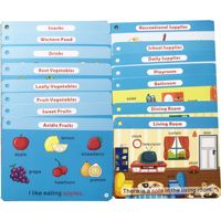 Stylo d'apprentissage interactif pour enfants avec cartes flash et 55 cartes double face – Jouet éducatif précoce pour les tout-petits de 2 à 6 ans
