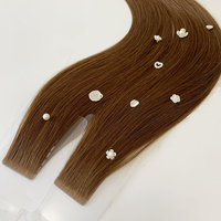 Extensions de cheveux invisibles de qualité salon, super double drawn, en cheveux humains vierges européens blonds