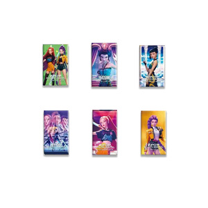 Thẻ thu thập đội hình Thợ Săn-THẺ FLASH lấp lánh phong cách K-POP cho trận chiến trò chơi Anime, hộp mù TCG cổ điển - Product Image 2