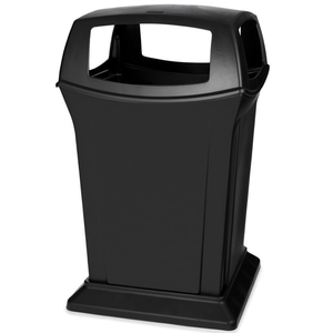 Bidone per Rifiuti Ranger 170,3 L Nero Design Moderno per Uso Esterno - Product Image 2
