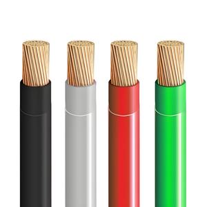 Cable de Bajo Voltaje THHN THWN-2 de 600V, Conductor de Cobre Trenzado, Aislamiento de PVC, Revestimiento de Nailon, para Instalaciones Eléctricas Industriales Aéreas - Product Image 1