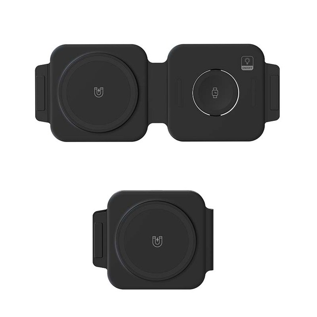 Wholesale Price Electric Foldable PD 3.0 Fast Charger Type-C 2 1 Stand Strong Magnetic Wireless Charger 7W OTP Protection