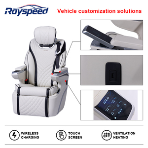 Asientos de <span class=keywords><strong>coche</strong></span> modificados de cuero de dos tonos personalizables con función de calefacción y masaje para múltiples vehículos - Product Image 3