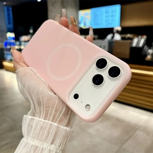 เคสโทรศัพท์ซิลิโคนเจลลี่แบบด้านหรูหรา พร้อมแม่เหล็ก สำหรับ iPhone 17 Air 16 15 14 13 12 11 Plus Pro Max รองรับการชาร์จไร้สาย - Product Image 3