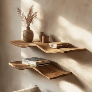 Étagère ondulée en <span class=keywords><strong>bois</strong></span> courbé de style européen Étagère murale flottante en <span class=keywords><strong>bois</strong></span> massif Étagère en <span class=keywords><strong>bois</strong></span> <span class=keywords><strong>flotté</strong></span> Étagère pour salon Articles divers - Product Image 1
