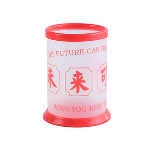 Porte-stylos pliable rond en PP, design inspirant, pour étudiants et bureaux, rangement de bureau, seau de rangement détachable, papeterie créative - Product Image 5