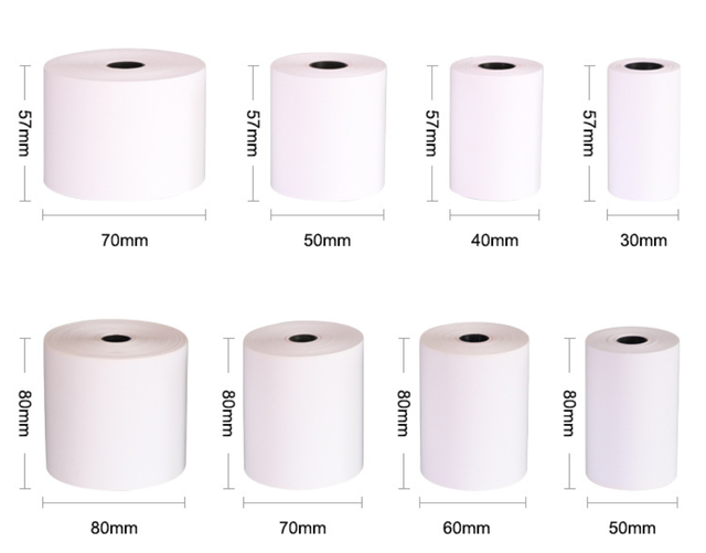 Factory Direct Supply Thermal Paper Roll 57x50 Thermal Printer Paper