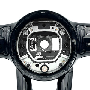 Volant de direction en fibre de carbone de luxe haut de gamme pour Mercedes Benz R230 E43 E53 E55 E63 E63S E207 - Product Image 4