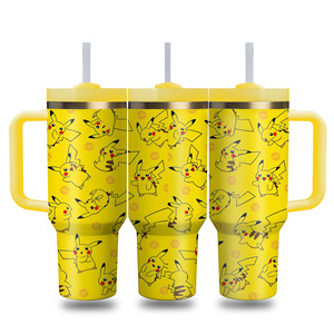 Custom Gift <b>Box</b> Co-branded Cartoon Pokemoned Tumbler Double Wall Stainless Steel Vacuum Flask Carafe <b>Mug</b> Cup Wholesale - Product Image 3