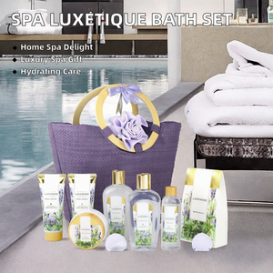 Coffret cadeau <span class=keywords><strong>SPA</strong></span> <span class=keywords><strong>LUXETIQUE</strong></span>, soin hydratant de luxe pour femmes, lavande et beurre de karité, 15 pièces, cadeau d'anniversaire, cadeau de la Saint-Valentin - Product Image 3