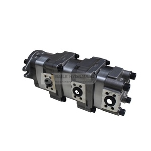 705-58-24120 Pompe à engrenages triple hydraulique KOMATSU pour niveleuse GD675-<span class=keywords><strong>2C</strong></span> - Product Image 1