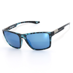 Phong cách màu Xanh Da Báo in kính mát vuông cho nam giới phụ nữ phân cực ống kính màu xanh tùy chỉnh biểu tượng tùy chọn TR90 Trọng lượng nhẹ thể thao - Product Image 2