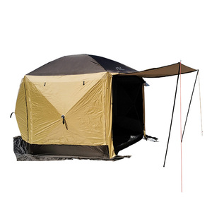 Tenda Esagonale Grande da Esterno 3x3,6m per Campeggio, Autoportante, per Pernottamento, Quattro Stagioni, in Tessuto Oxford, Montaggio Rapido, Termoisolante - Product Image 1