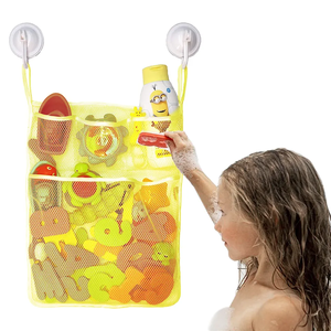 Organizador de juguetes para baño de bebé, bolsa de malla colgante para <span class=keywords><strong>bañera</strong></span> de bebé, malla lavable duradera, soporte de baño - Product Image 4