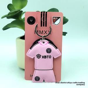 Llavero de camiseta de fútbol transfronterizo para equipos de Argentina y Francia, colgante, regalo creativo, 7.5*6CM Kx-015 - Product Image 2